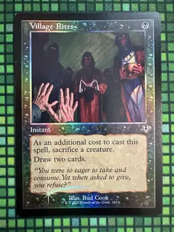 MTG Village Rites #392 Foil Retro Frame Common Innistrad Remastered (INR) - Image 2