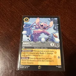 Disney Lorcana Winterspell/Angel Experiment 624 Legendary Non-foil - Image 2