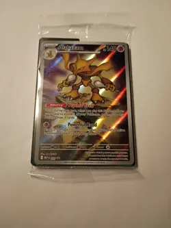 Alakazam Mega Evolutions Promo Card Pokemon TCG Sealed Black Star Promo - Image 1