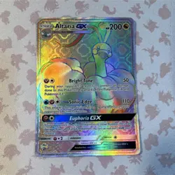 Pokemon Altaria GX Secret Rare 72/70 Dragon Majesty Full Art Holo English Card - Image 1
