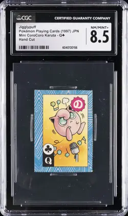 1997 POKEMON PLAYING CARDS JIGGLYPUFF CGC 8.5 - Image 1