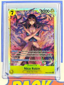 Nico Robin EB03-055 SR Super Rare Play Set (4) Total Cards Mint Pack Fresh - Image 2