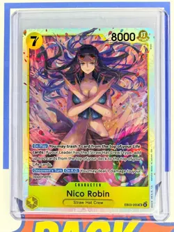 Nico Robin EB03-055 SR Super Rare Play Set (4) Total Cards Mint Pack Fresh - Image 4
