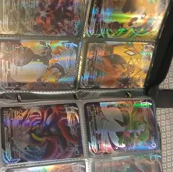 Pokemon TCG Nintendo Binder Lot Pikachu V, Gardevoir V, Moltres V, Foil Cards - Image 2