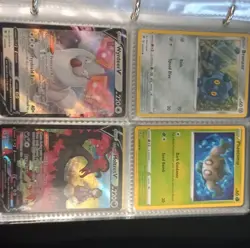 Pokemon TCG Nintendo Binder Lot Pikachu V, Gardevoir V, Moltres V, Foil Cards - Image 3