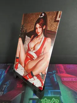 Mai Shiranui Street Fighter Custom Art Card NM Anime Game Sexy Waifu Collectible - Image 2