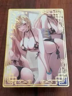Marin Kitagawa - My Dress-Up Darling - Goddess Story Gold Metal SSR Card - Image 1