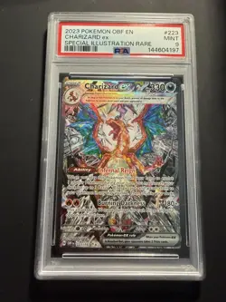 2023 POKEMON OBF EN-OBSIDIAN FLAMES SPECIAL ILLUSTRATION RARE CHARIZARD EX PSA 9 - Image 1
