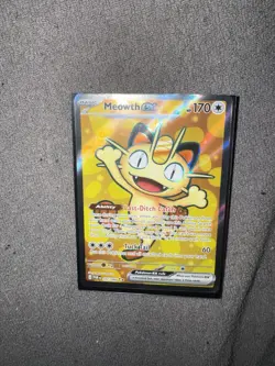 Meowth Ex Full Art 107/088 - Pokemon TCG Perfect Order - Image 1