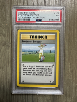 PSA 7 Pokemon TCG Legendary Collection Pokemon Breeder 102/110 (2002) - Image 3