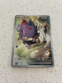 Pokemon TCG Scarlet & Violet N's Zorua Black Star Promo 189 NM - Image 1