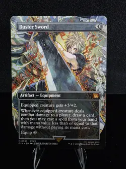 Buster Sword (Borderless) Final Fantasy Regular - Image 1