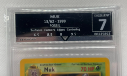 Pokemon Fossil 1999 Holo Muk 13/62 (English) - Get Graded Excellent 7 - Image 2