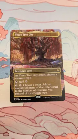 English - MTG Three Tree City - Borderless - Bloomburrow (0339) NM/Lp - Image 1