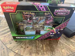 Pokemon TCG: Greninja ex Special Illustration Box Shrouded Fable New Sealed - Image 2