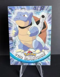 #09 Blastoise | Black Logo | 1999 Topps Pokemon TV | LP/NM - Image 1