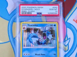 Gyarados - 2020 Pokemon Sword & Shield Rebel Clash #40 Holo - PSA 10 💎 - Image 3