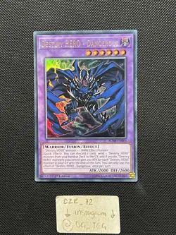 Yugioh - Destiny Hero - Dangerous - BLHR-EN063 - Ultra Rare - 1st Edition - NM - Image 1