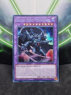 Yugioh Destiny HERO - Dominance MP20-EN064 Secret Rare 1st Edition NM - Image 1