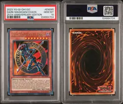 2023 Yu-Gi-Oh IOC 25th Anniversary Dark Magician if Chaos EN065 PSA 10 - Image 3