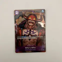 One Piece Card Game Who’s Who OP01-109 UC Romance Dawn 3000 Purple - Image 1