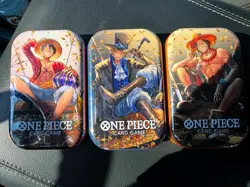 ONE PIECE CARD GAME - TIN PACK SET VOL. 2 (TS-02, OP13) x 3 READY TO SHIP - Image 1
