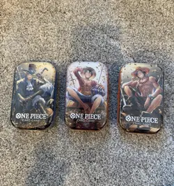 One Piece Card Game Tin Pack Set Vol.2 All Three Tins!! READY TO SHIP - Image 1