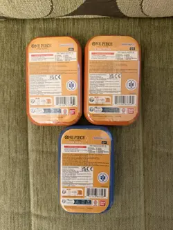 One Piece TCG Tin Pack Set Vol. 2 W/Promo And Two OP-13 Packs Lot Of 3 Brand New - Image 2