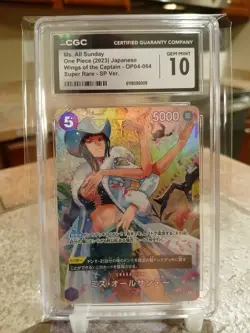 One Piece TCG Miss All Sunday SP CGC 10 Alt Art Japanese OP04-064 Special Rare - Image 1