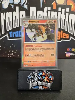 033/167 INFERNAPE | RARE HOLO | TWILIGHT MASQUERADE POKEMON CARD - Image 1