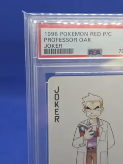 1996 Pokemon Red Version Playing Cards P/C Joker Professor Oak PSA GEM MT 10 - Image 3