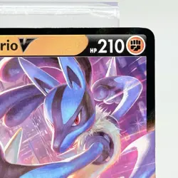 Pokemon TCG Champion's Path #27/73 Lucario V Sword & Shield Card NM - Image 3