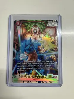 Son Goku : BR/Vegeta FB09-011 Alternate Art Dual Evolution Dragon Ball Card - Image 1