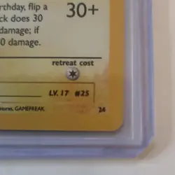 Pokemon ______'s Pikachu 24/53 Celebrations Classic Collection Holo Promo Card - Image 3