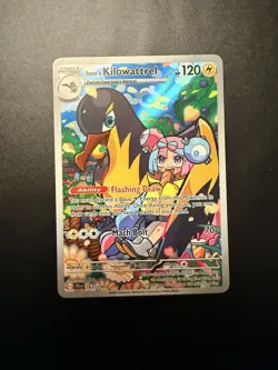 Pokemon TCG Iono's Kilowattrel Scarlet Violet Journey Together Card 163/159 - Image 1