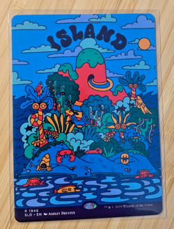 Island (1946) Flower Power - FANTASTIC Condition - MTG Secret Lair - Image 1
