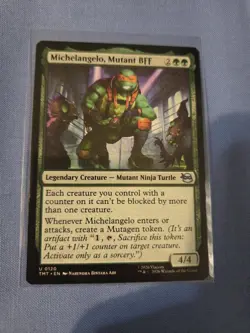 Michelangelo, Mutant BFF - 120 - TMT - NM - MTG Magic the Gathering - Image 1