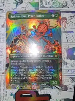 Spider-Ham, Peter Porker (Borderless) Marvel's Spider-Man Foil - Image 1