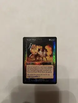 Death Wish Judgment Foil Mtg Magic The Gathering Good Condition - Image 1