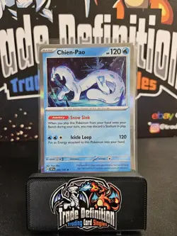 Pokemon TCG Chien-Pao 056/191 Surging Sparks Holo Rare - Image 1