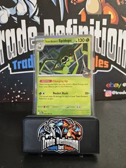 TEAM ROCKET'S SPIDOPS - POKEMON TCG - DESTINED RIVALS - RARE HOLO - 020/182 - Image 1