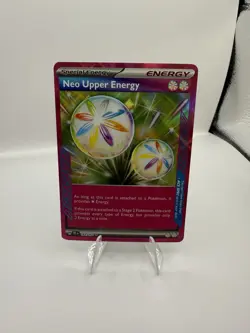 Pokemon TCG Neo Upper Energy 162/162 Temporal Forces Ace Spec Holo Near Mint - Image 1