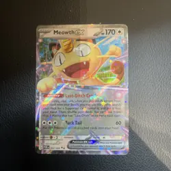 PRESALE - POKEMON MEOWTH EX - 062/088 DOUBLE RARE HOLO PERFECT ORDER - NEW - Image 1