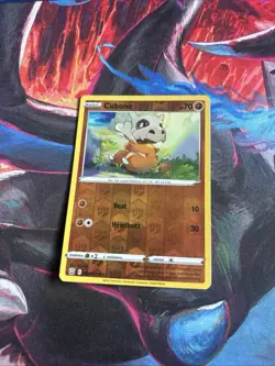 Pokemon TCG Cubone Sword & Shield - Battle Styles 069/163 Reverse Holo Common LP - Image 1