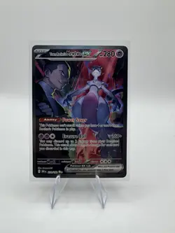 2025 Pokemon Destined Rivals Team Rocket's Mewtwo ex #231/182 - Image 1