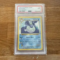 1999 Pokemon Game Dewgong 1st Edition PSA 9 Mint - Image 1