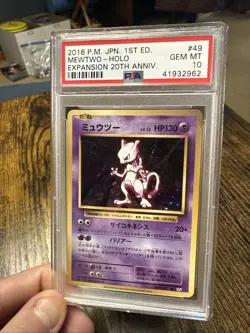 2016 PSA 10 POKEMON JAPANESE 20TH CP6 MEWTWO HOLO #049 🔮 - Image 1