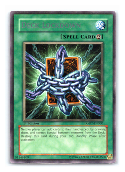 Deck Lockdown - LODT-EN060 - Rare - 1st Edition - Yugioh - Image 1