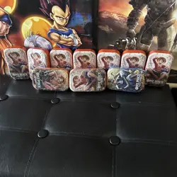 LOT OF 10 ONE PIECE TIN PACK SET VOL 2 TS-02 OP-13 SEALED BANDAI - Image 1