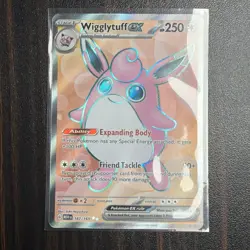 Pokemon TCG Wigglytuff ex 187 /165 Ultra Rare Card Scarlett & Violet 151 MEW - Image 5
